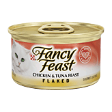 Fancy Feast&nbsp;Cat Food&nbsp;Flaked Chicken & Tuna Feast Full-Size Picture